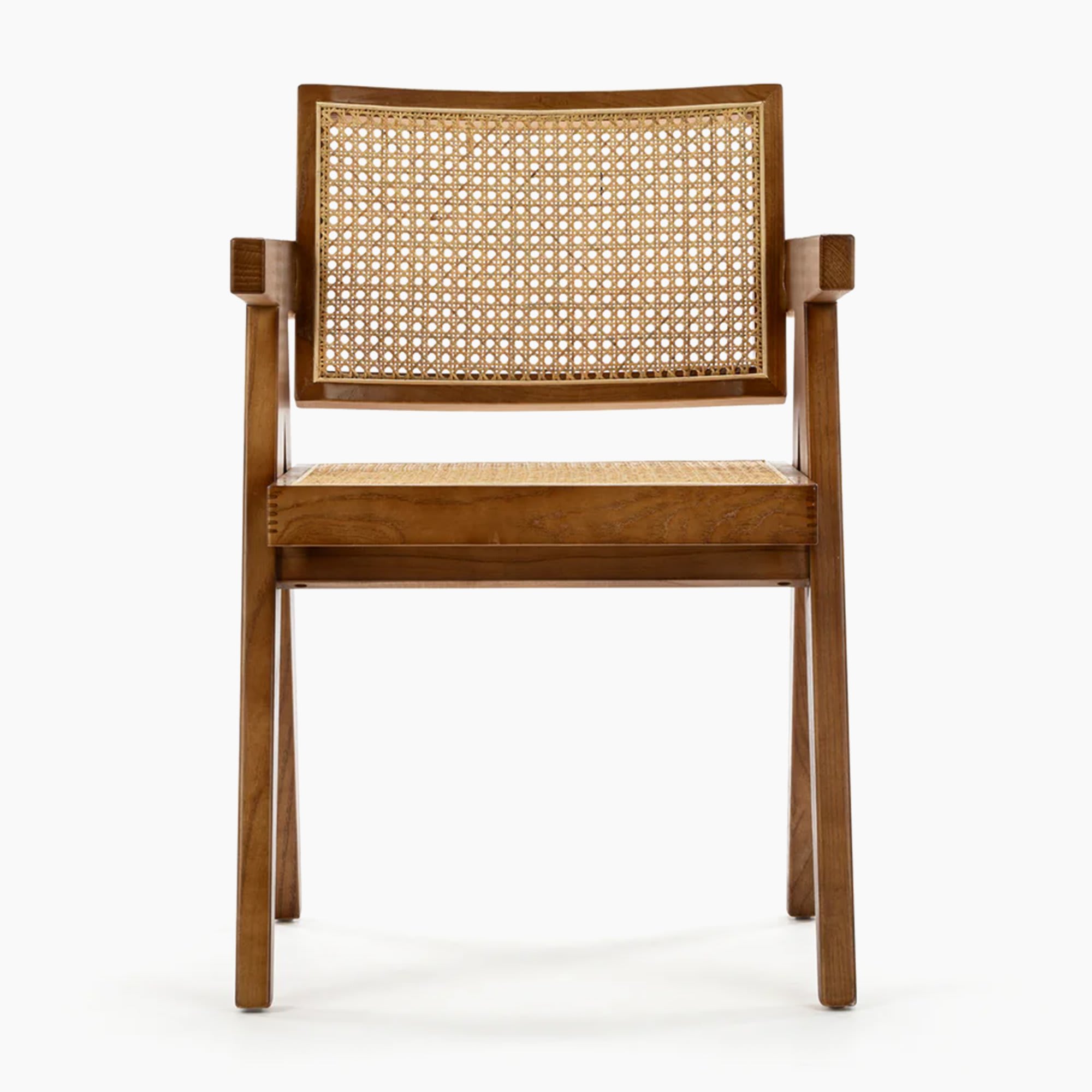 Chandigarh 051 Chair – Classic Cane & Wood Chair