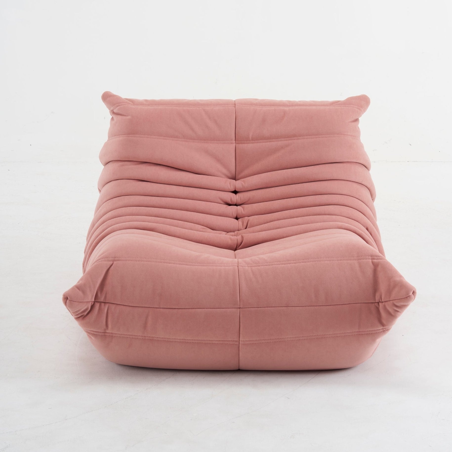 Modern Fireside Lounge Chair Suede