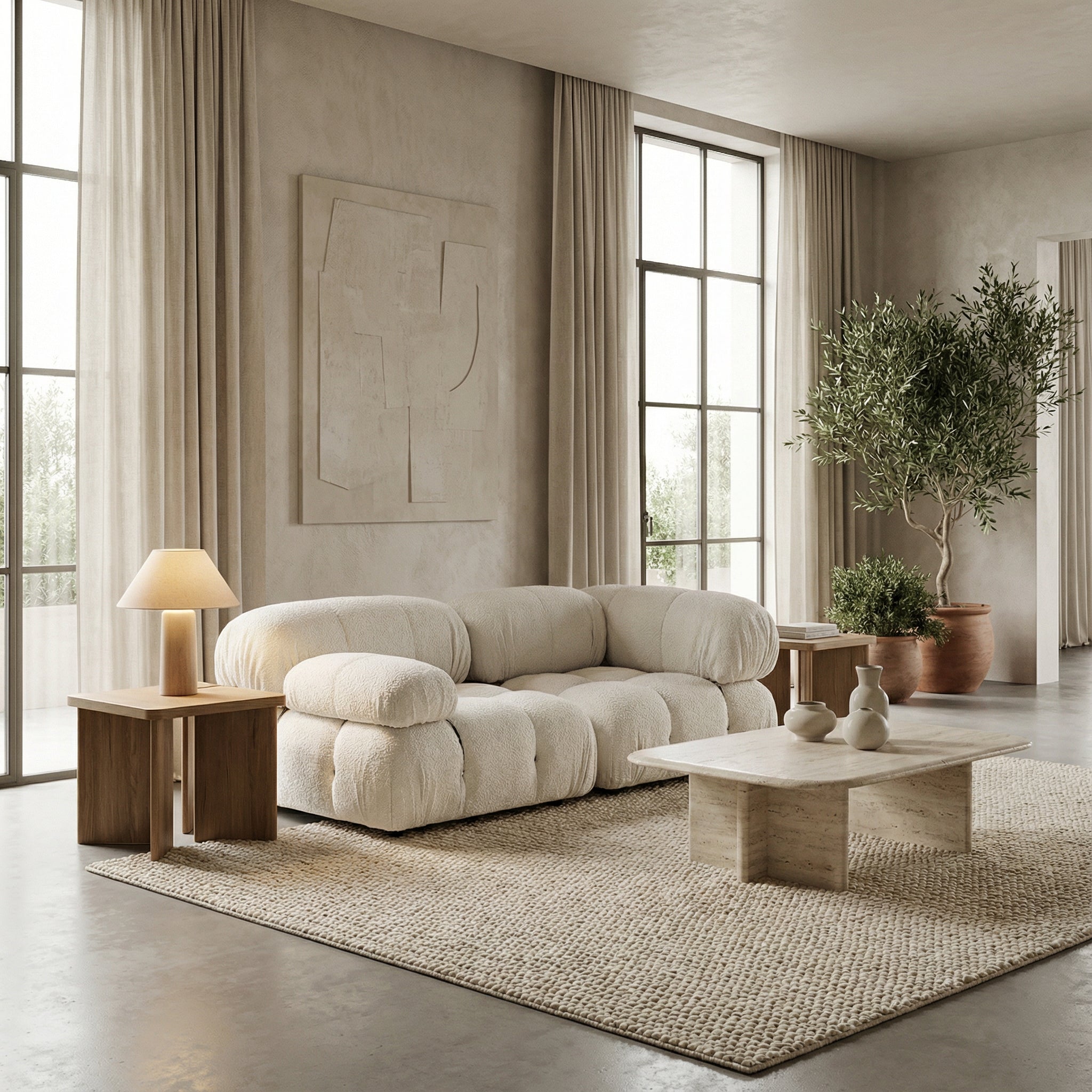 Mario Bellini Module Corner– Curved Modern Sofa