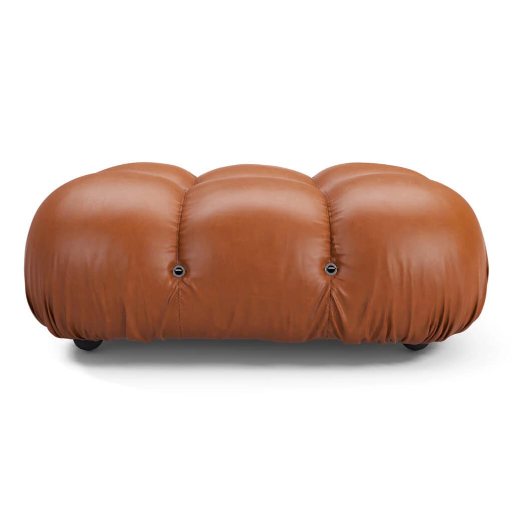 Mario Bellini Module Ottoman Leather – Curved Modern Sofa
