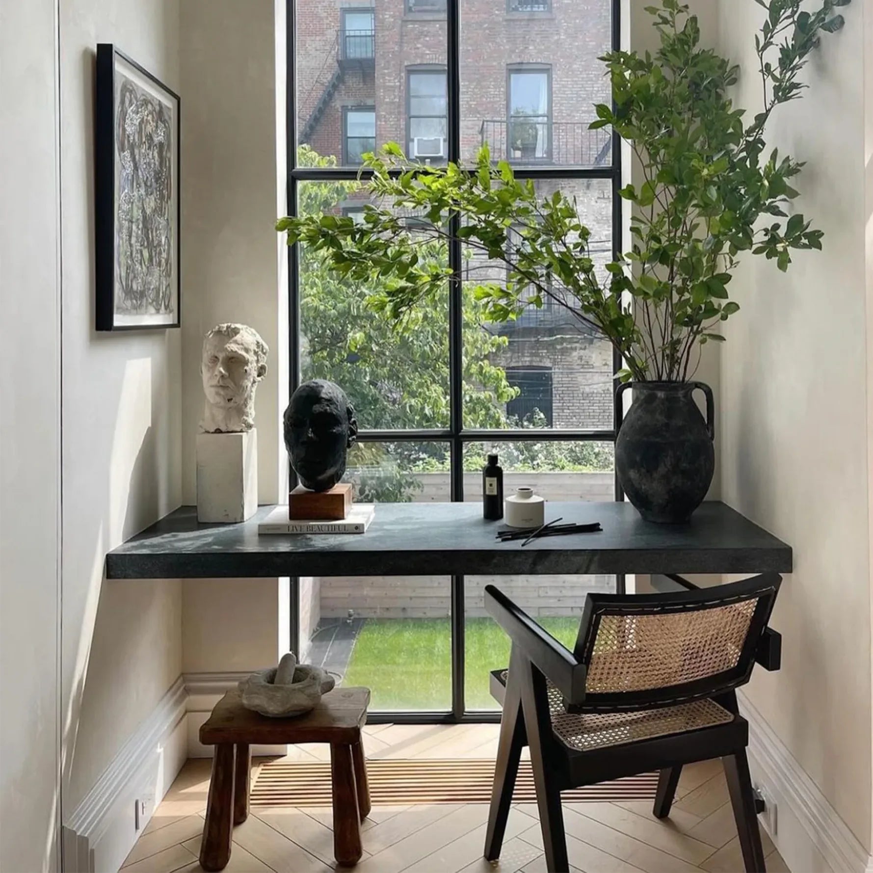 Chandigarh 051 Chair – Classic Cane & Wood Chair