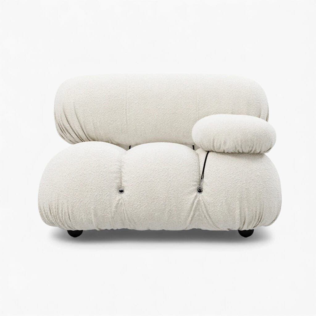 Mario Bellini Module Left Armrest– Curved Modern Sofa