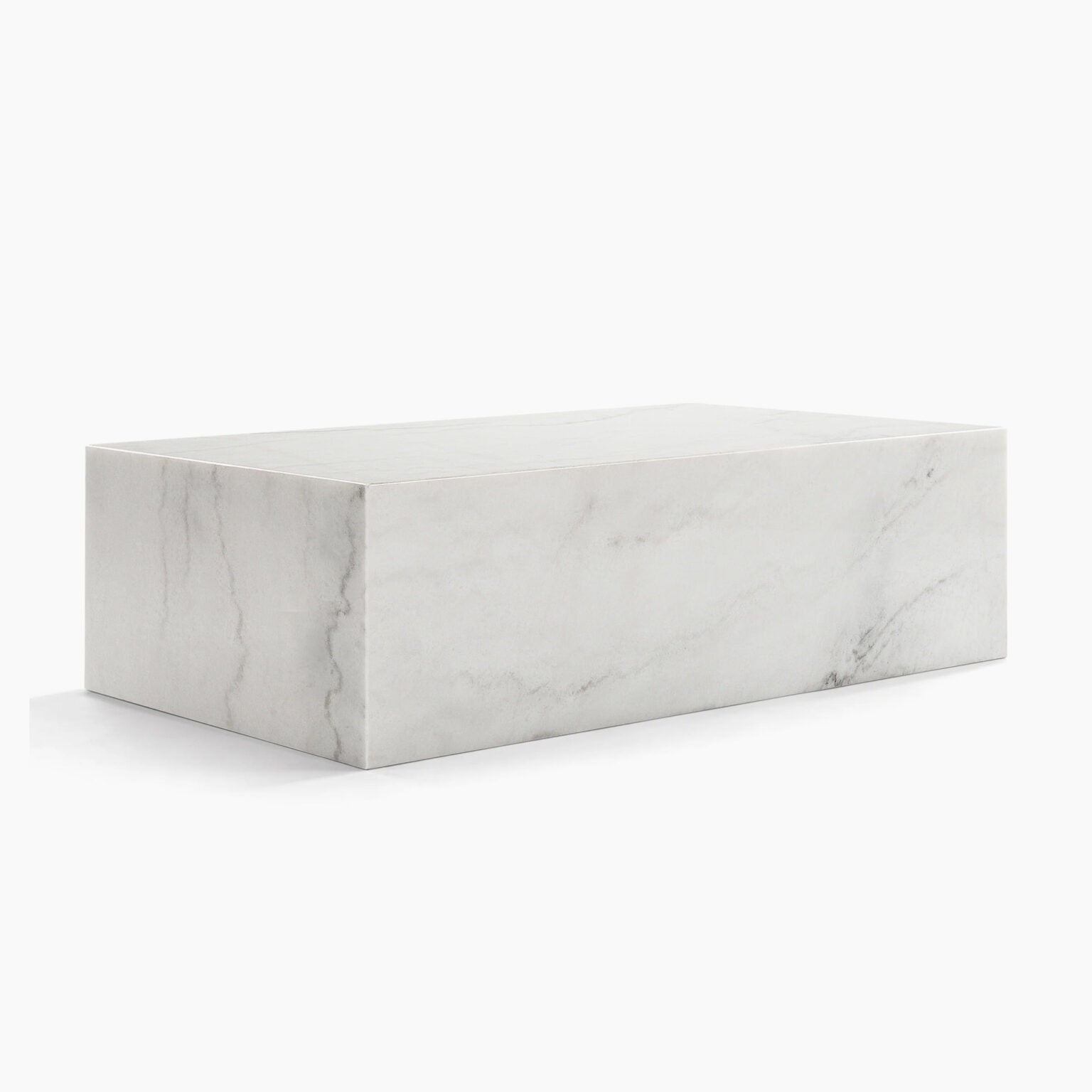 Plinth Marble Coffee Table