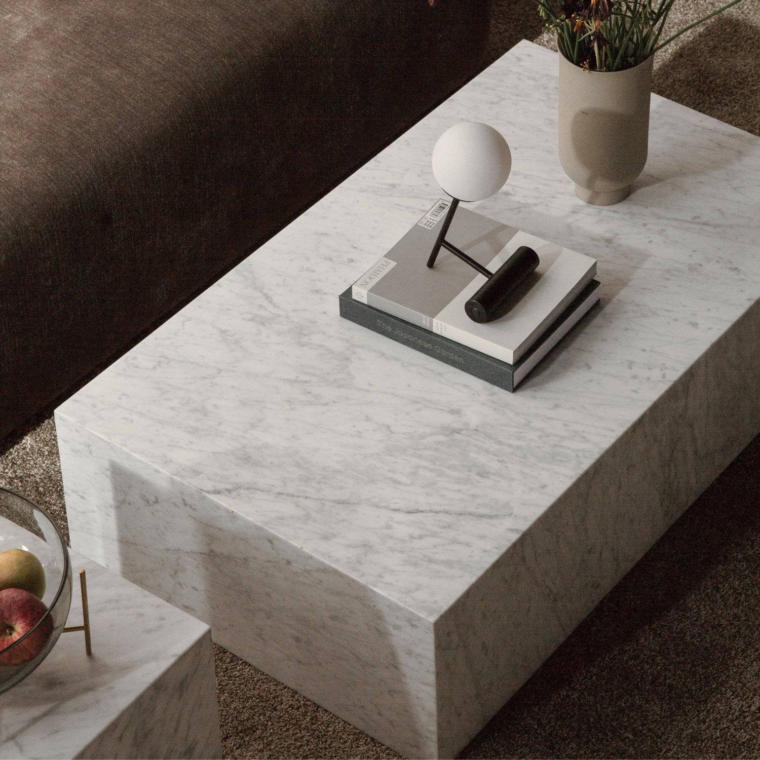 Plinth Marble Coffee Table