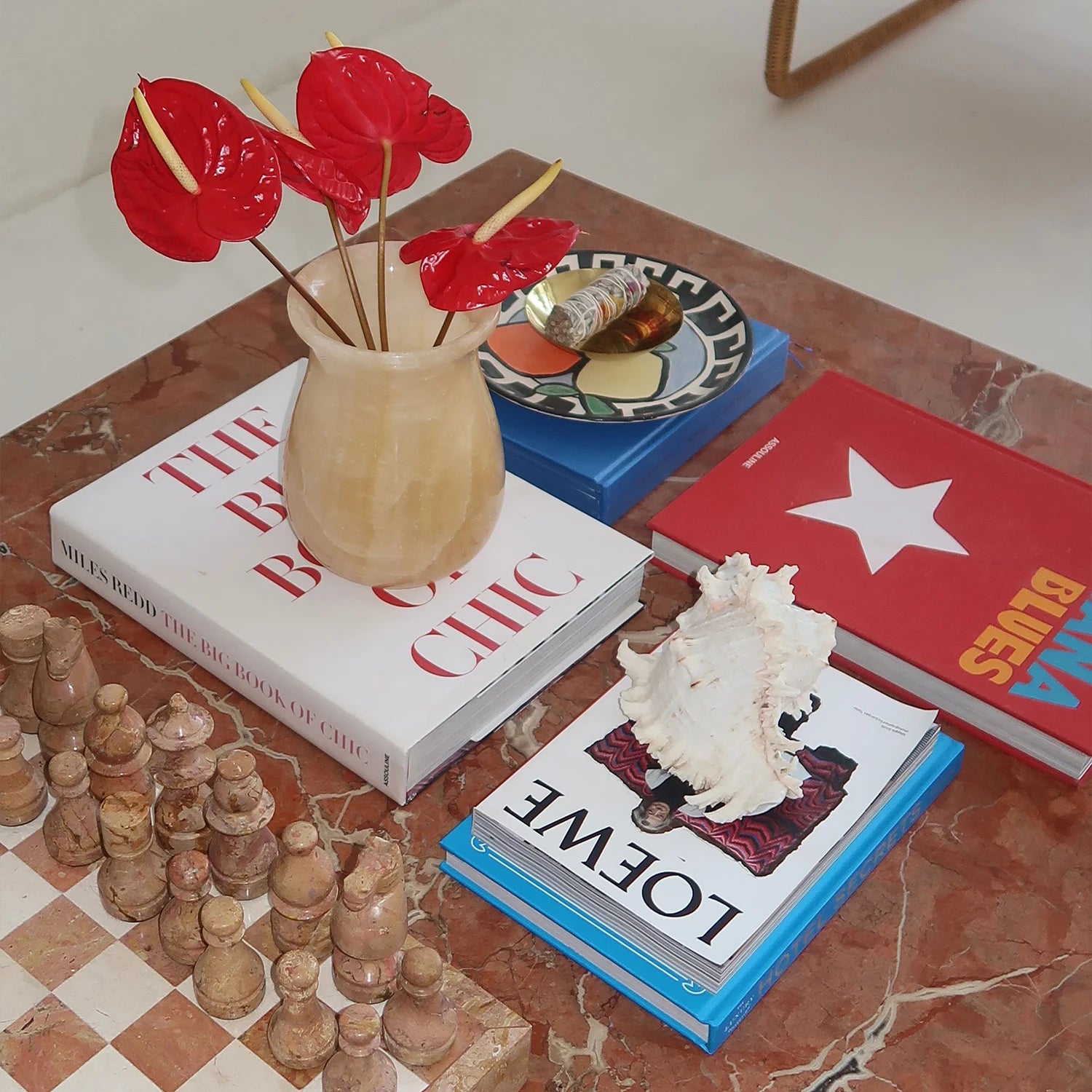 Plinth Marble Coffee Table