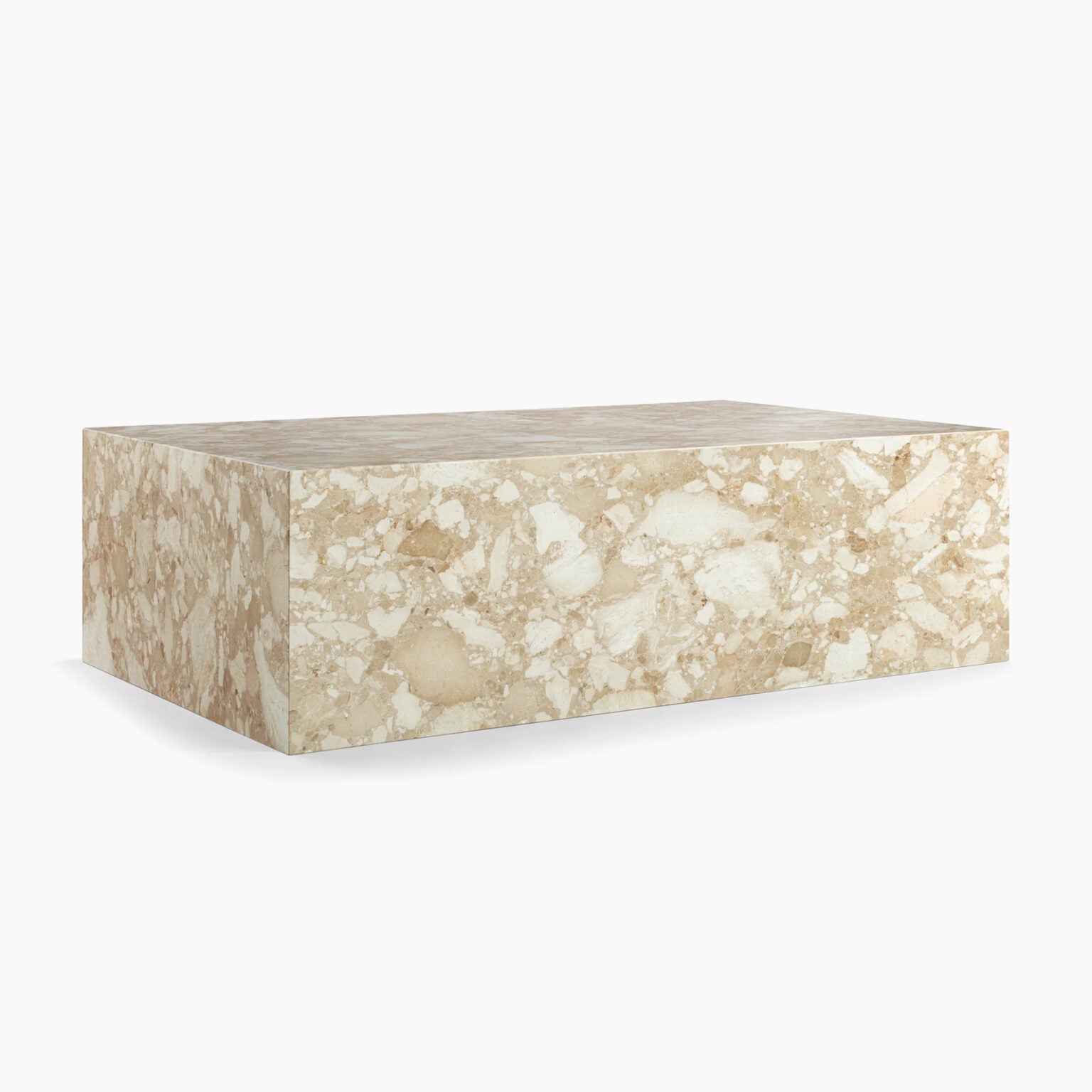 Plinth Marble Coffee Table