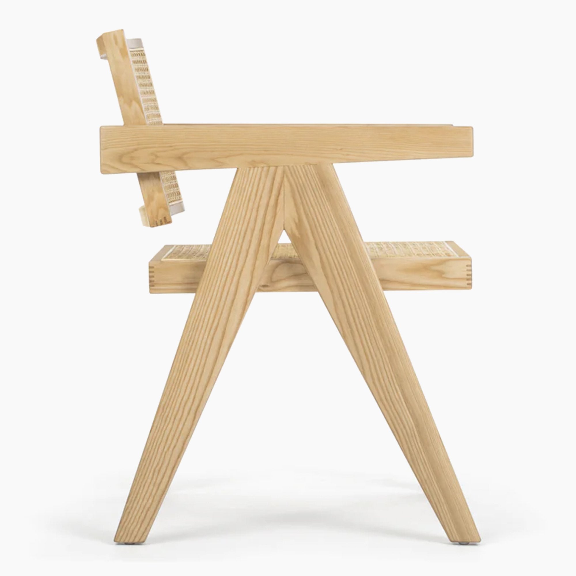 Chandigarh 051 Chair – Classic Cane & Wood Chair