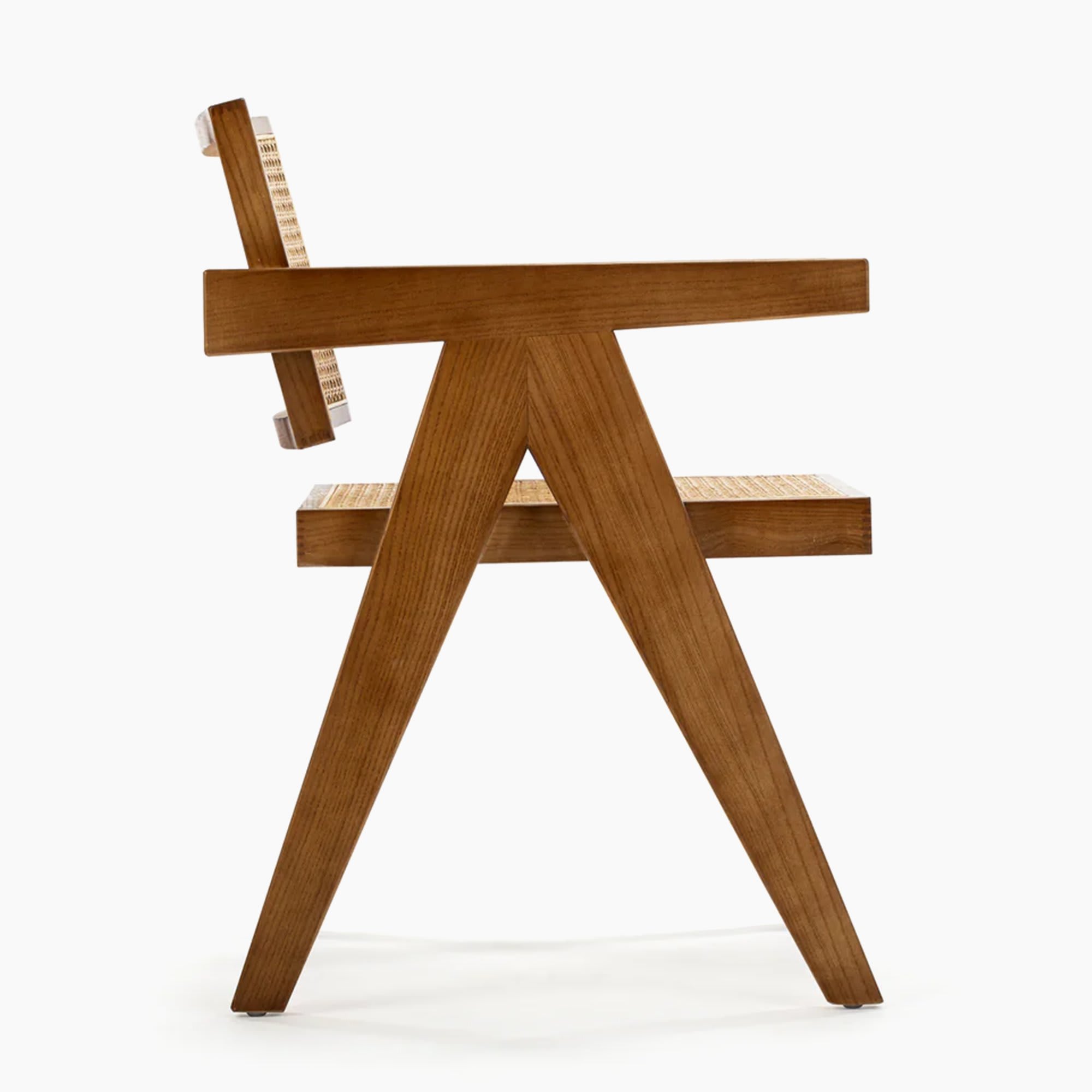 Chandigarh 051 Chair – Classic Cane & Wood Chair
