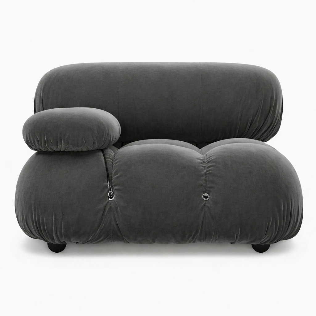 Mario Bellini Module Right Armrest– Curved Modern Sofa