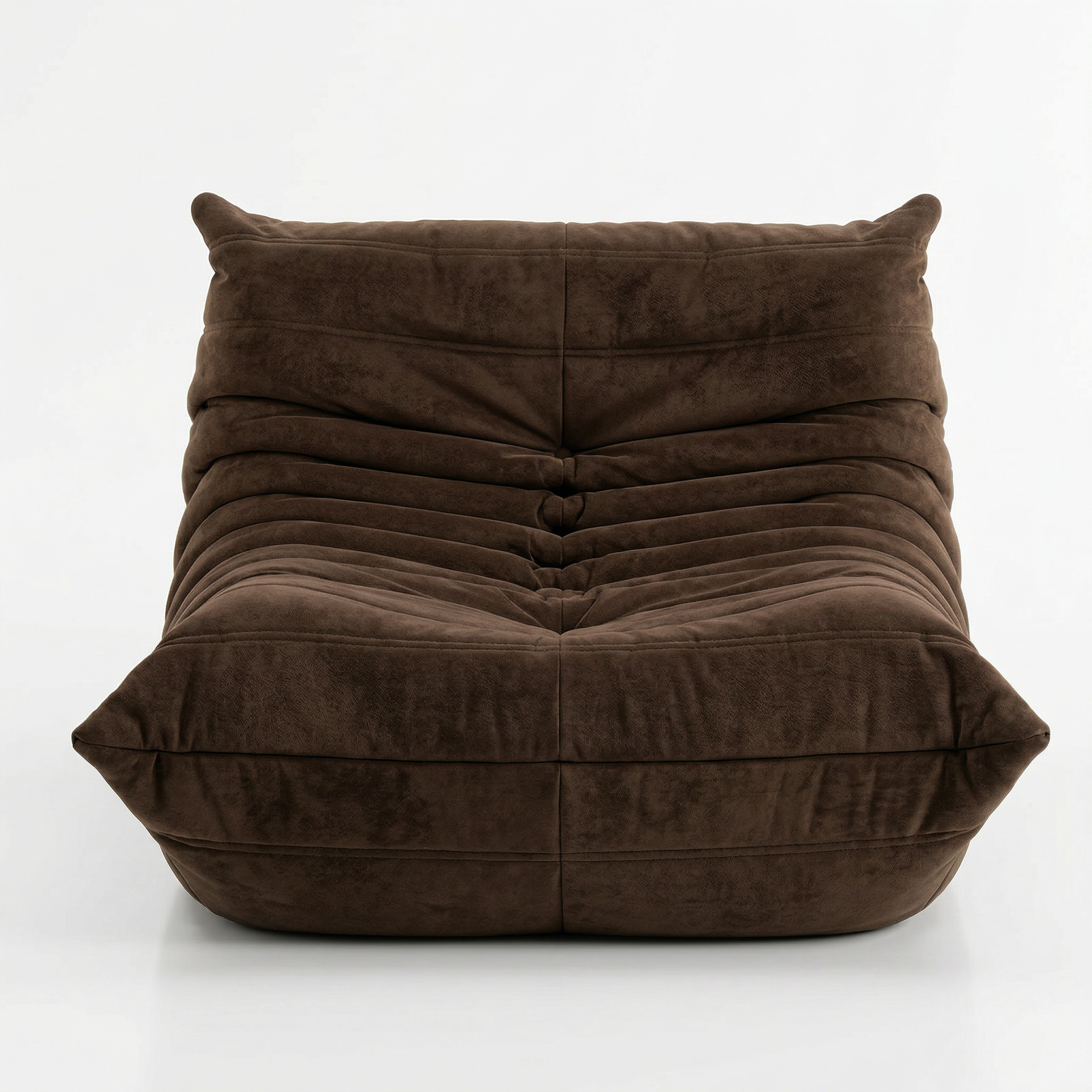 Modern Fireside Lounge Chair Suede