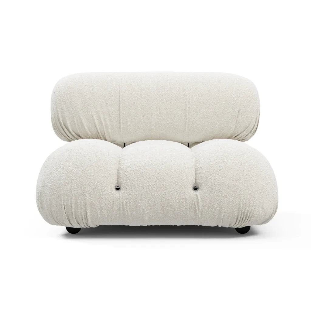 Bubble Modular Sofa Armless Section – Curved Sectional Module