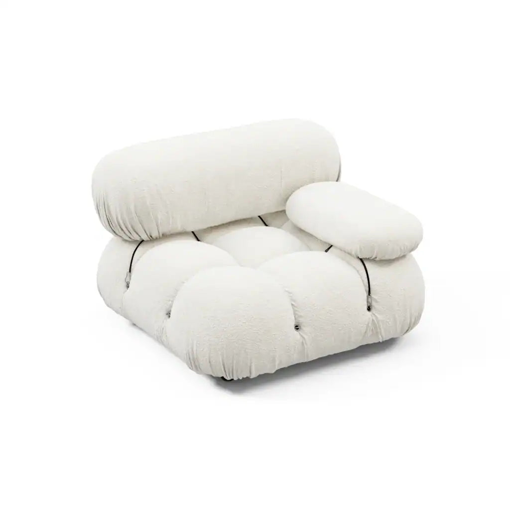 Mario Bellini Module Right Armrest– Curved Modern Sofa