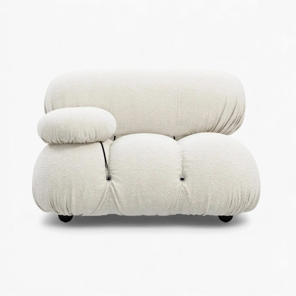 Mario Bellini Module Right Armrest– Curved Modern Sofa
