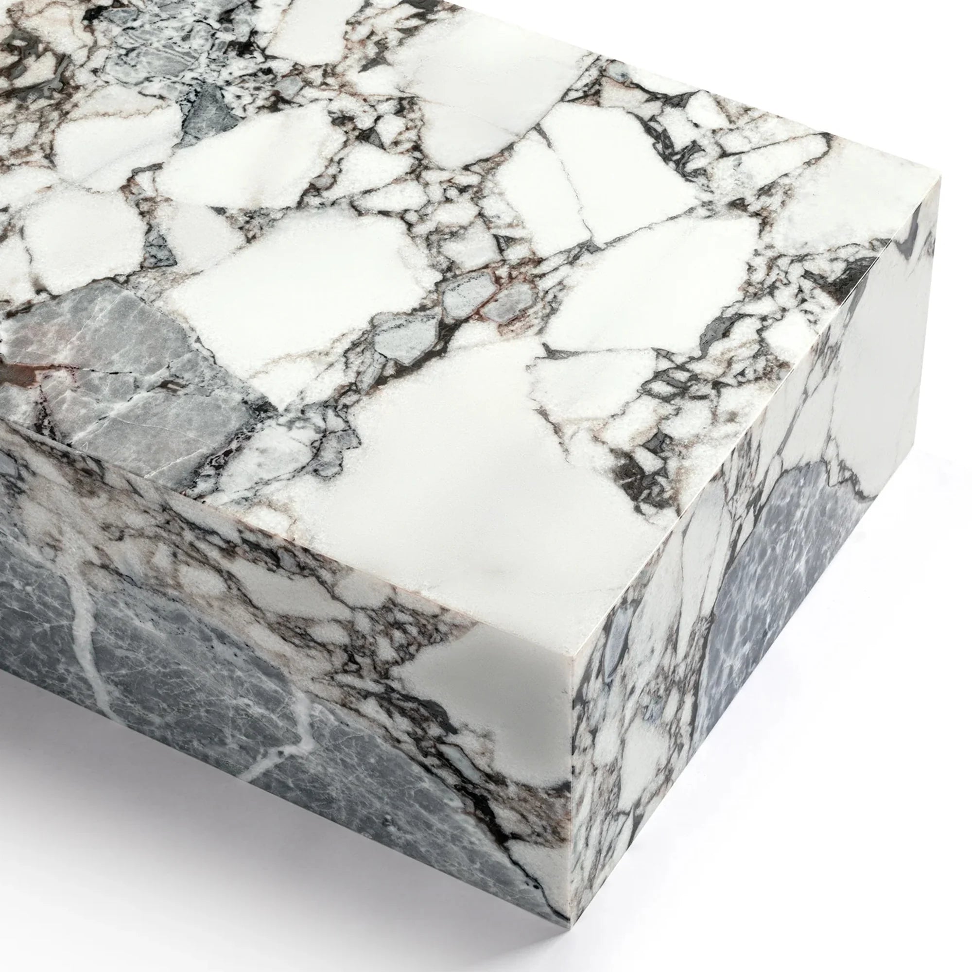 Plinth Marble Coffee Table