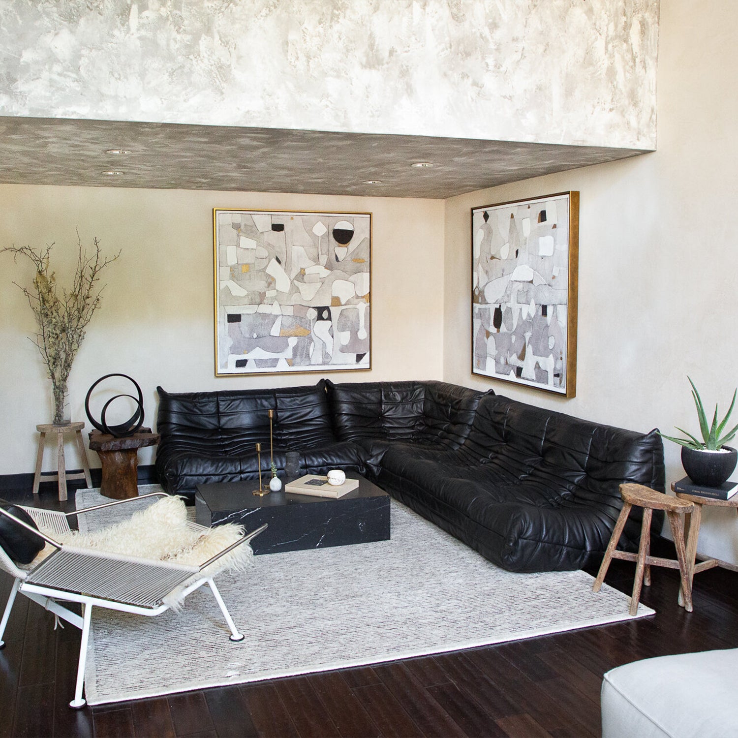 Triple Seat Cow Leather